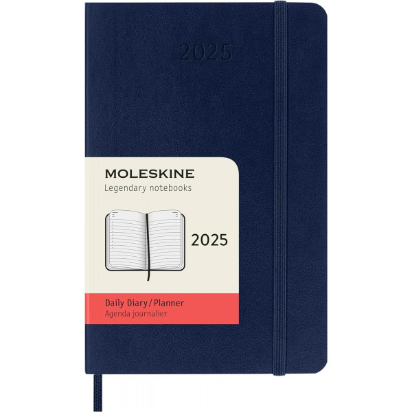 MOLESKINE datumirani planer 2025 MP PLAVI 9x14cm 