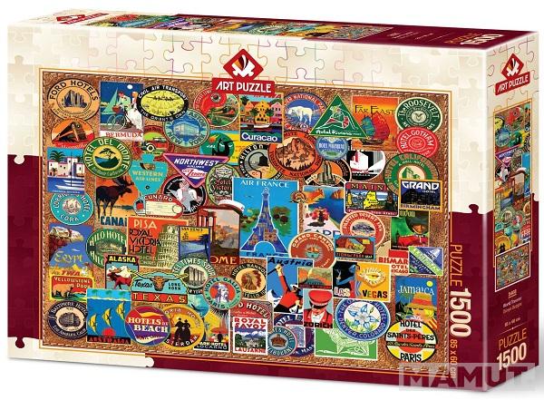 Puzzle WORLD TRAVELER 1500kom 