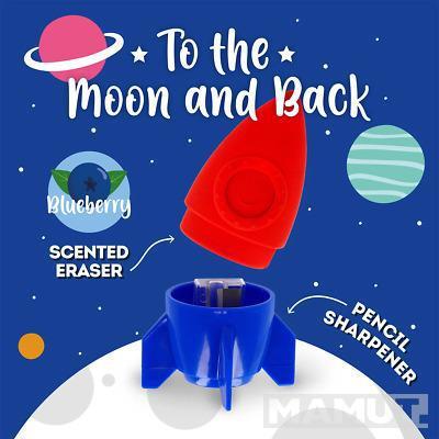 Rezač za olovke  - TO THE MOON AND BACK - SPACE 