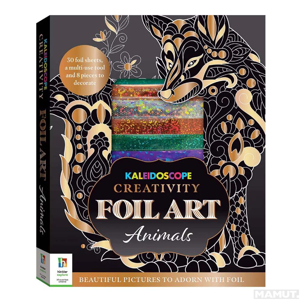 Kreativni set KALEIDOSCOPE FOIL ART Animals 