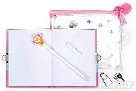 Set PVC torbica SECRET DIARY+PEN 